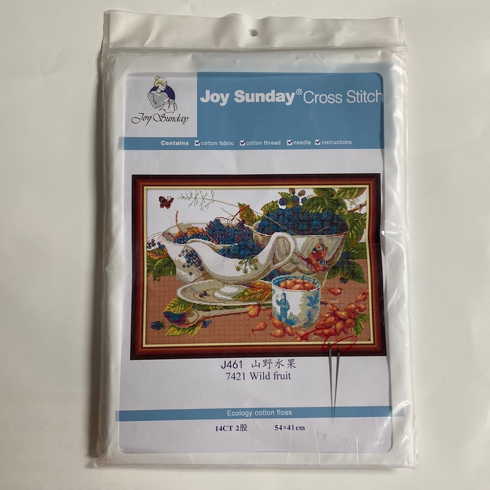 Joy Sunday Cross Stitch 7421 Wild Fruit